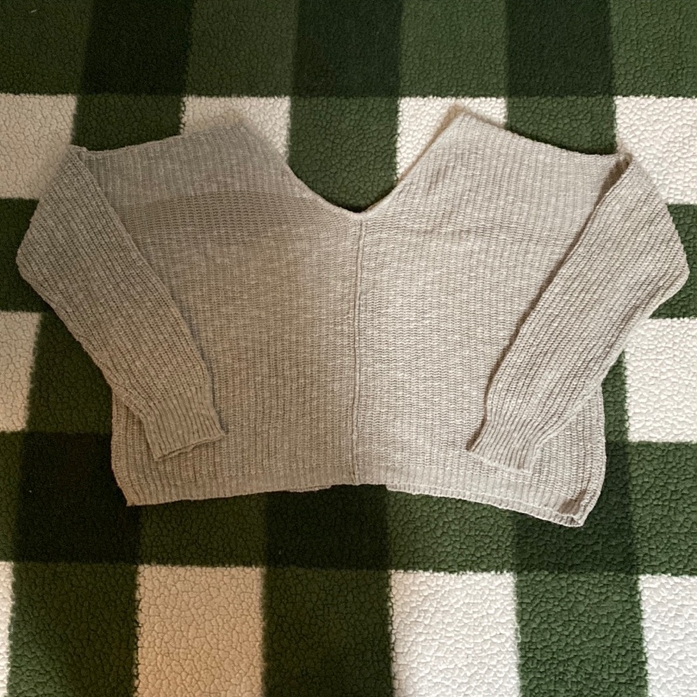 Knitted crop top